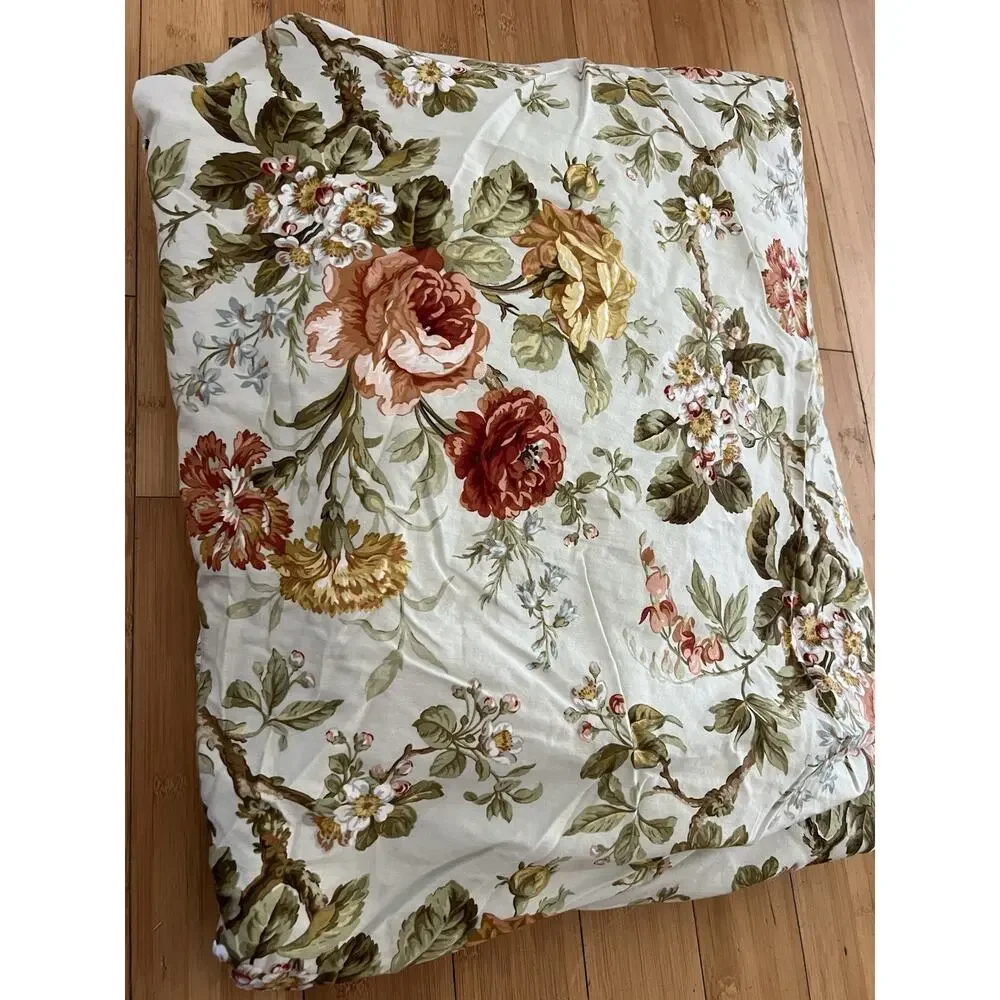 Collection Of Charter Club Queen Duvet Cover vintage English country garden Flor